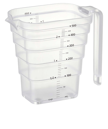 山崎実業　タワー（tower）　マグネット　段々計量カップ500mL　6921　ホワイト
