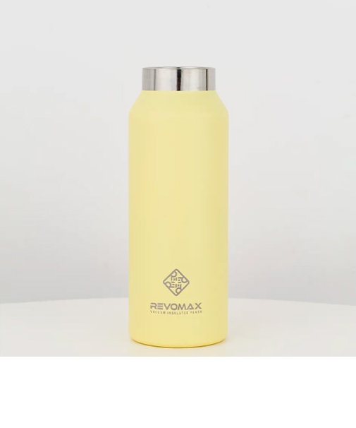 レボマックス（REVOMAX）　STANDARD　WITHOUT　CAP　12oz　Slim　バターイエロー