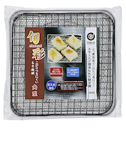 ベストコ　旬彩　こびりつきにくいもち焼き網　角型　LD-304