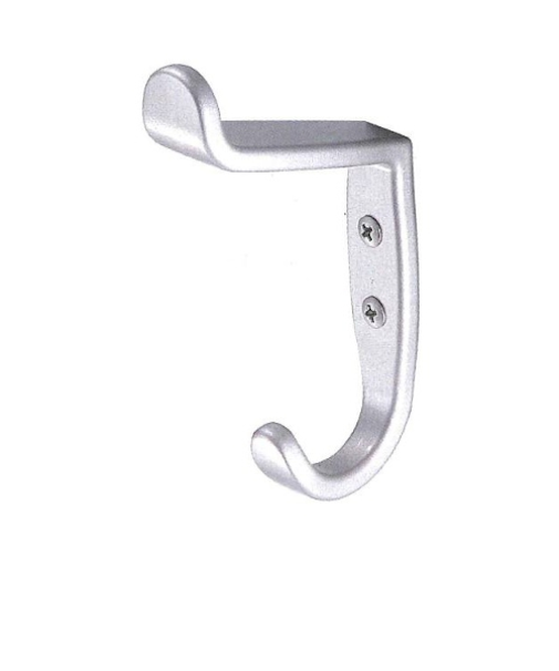 シロクマ　ダ・ヴィンチ帽子掛L形　CZ-21　シルバー