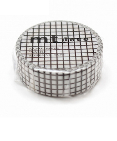 カモ井　mt　1P　MT01D400R　方眼／ブラック