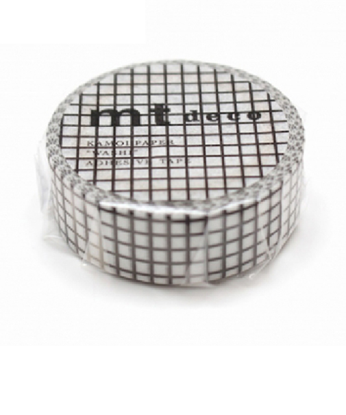 カモ井　mt　1P　MT01D400R　方眼／ブラック