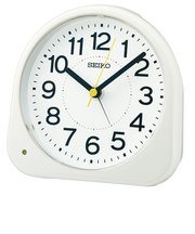 セイコー（SEIKO）　夜でも見える目ざまし時計　KR525W　ホワイト