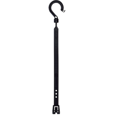 日動工業　万能フッカー　300mm　丸フック付　ブラック