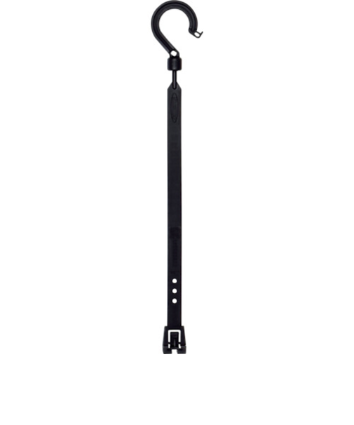 日動工業　万能フッカー　300mm　丸フック付　ブラック