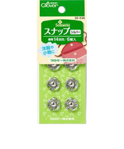 クロバー　スナップ　26－546　14mm　シルバー