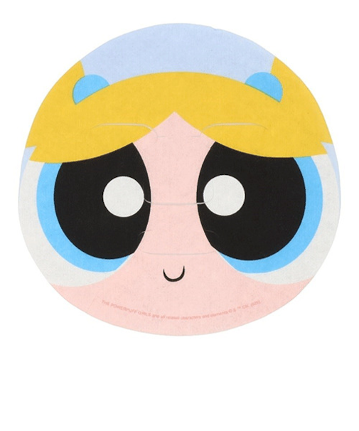 粧美堂　パワーパフガールズ　フェイスマスク　保湿シートマスク　WB46906　バブルス