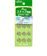 クロバー　スナップ　26－544　10mm　シルバー