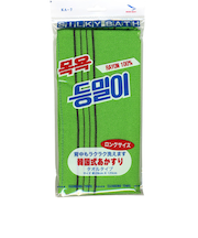 RIVER　SILKY　韓国式あかすり　タオルタイプ　ロング　KA－7