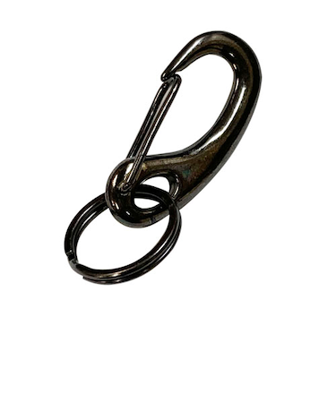 スイング（SWING）　134ピアスアンティークカラビナ　M　ブラック