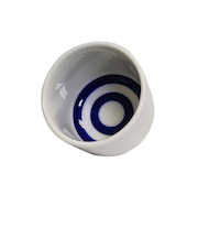 美濃焼　蛇の目　5勺盃　055075