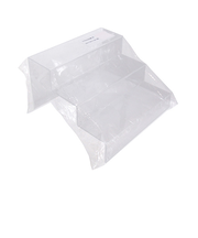 サワダプラテック　アクリルひな壇　M　3段　194×194×120mm