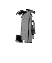 アークス（AXS）　Gnaly　バイク＆自転車スマホホルダー　4点止め　GN-12　ブラック