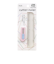 プラス（PLUS）　チームデミ（team-demi）　カッター＋ルーラー　TD-001CR　もも