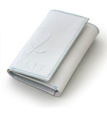 マイウォリット（mywalit）　コンベックス　ジップ付スリム三つ折　MY13863　ホワイト