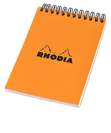 ロディア（RHODIA）　クラシック　ノートパッド　A6　方眼　オレンジ　cf13500