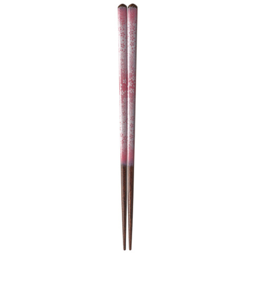 サンライフ　食洗箸　夢見草　21cm　ピンク