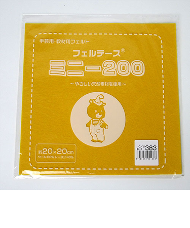 フェルト　ミニー　20cm角　383