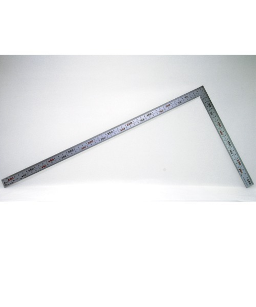 シンワ　曲尺　５０ｃｍ　厚手広巾シルバー　８段目盛