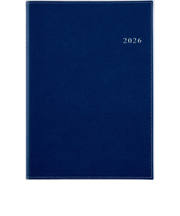 【2026年1月始まり】　高橋書店　デスクダイアリー　A5　ウィークリーレフト　471　紺　月曜始まり