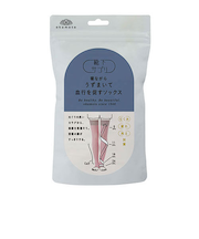 靴下サプリ　寝ながらロング　うずまいて血行を促すソックス　ピンク　（一般医療機器）