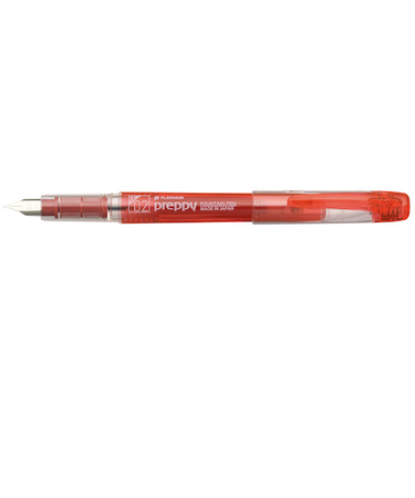 プラチナ万年筆（PLATINUM）　プレピー万年筆　PSQ-400　#11-1　（1717111）　極細　レッド