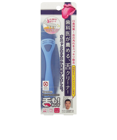 ののじ　ソフト舌クリーナー　「舌も！」　ブルー