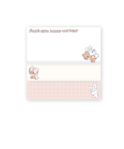 フロンティア　クリエイターズサーカス　フォクシー・イラストレーションズ　ふせん　3種セット　CB36005　バニー＆ベアー