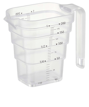 山崎実業　タワー（tower）　マグネット　段々計量カップ　200mL　6919　ホワイト