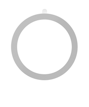 ルプラスネクスト(LEPLUS NEXT) MagSafe対応 マグネットシール シルバー