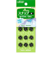 クロバー　スナップ　26－551　10mm　シルバー