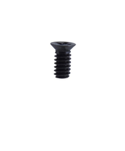 八幡ねじ　さら精密ねじ　M1．7×3．5mm　黒　P0．35