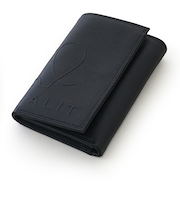 マイウォリット（mywalit）　コンベックス　ジップ付スリム三つ折　MY13863　ブラック