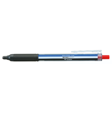トンボ鉛筆（Tombow）　油性ボールペン　モノグラフライト　0.5mm　赤　BC－MGLE01R25　モノカラー