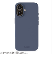 【iPhone16】　ホールディット（Holdit）　シリコンケース　パシフィックブルー