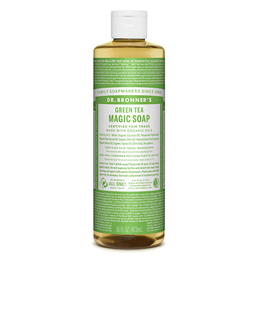 ドクターブロナー（DR.BRONNER’S）　マジックソープ　グリーンティ　M　473mL