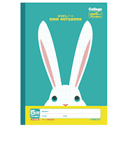 日本ノート　カレッジ　方眼ノート5mm　LT01SB　スカイブルー