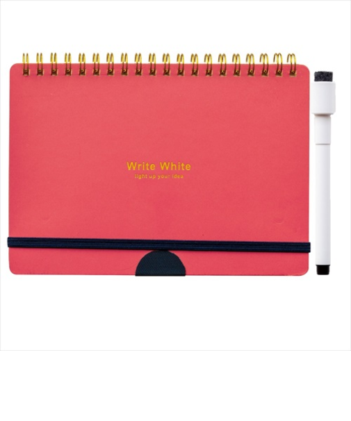 学研ステイフル　ホワイトボードノート　B6　D08032　レッド