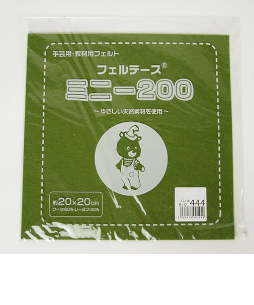 フェルト　ミニー　20cm角　444