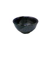 黒結晶流し　ぐい呑　KS－　22428－03