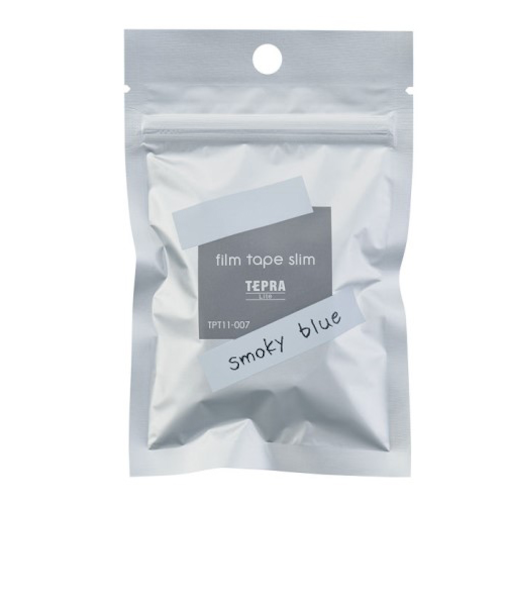 キングジム(KING　JIM)　テプラ　Lite　フィルムテープ　TPT11‐007　スモーキーブルー