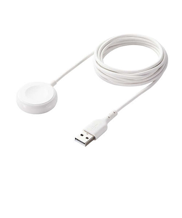 エレコム（ELECOM）　AppleWatch磁気充電ケーブル（高耐久）　USB-A　2m　MPA-AWAS20WH　ホワイト