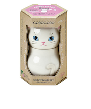 聖新陶芸　コロコロキャット　GD1026－3　ワイルドストロベリー