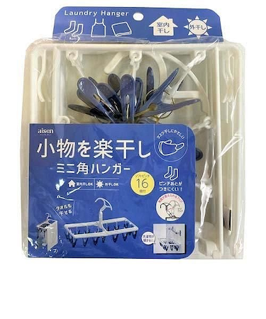 アイセン　ミニ角ハンガー　16P　LK402
