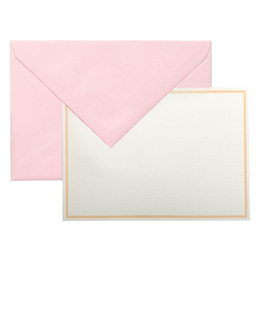 ジョルジュラロ（G.LALO）　縁取りカード封筒1枚セット　gl32605s　ローズ