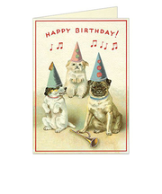 カバリーニ（CAVALLINI）　グリーティングカード　Happy　Birthday　ドッグ2