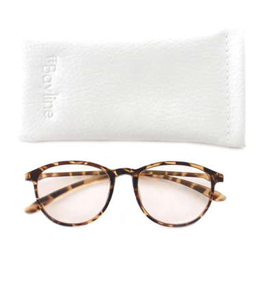 ベイライン（Bayline）　リーディンググラス　軽量ボストンフレーム　TR90　PCAF－1922－A　デミブラウン　1.5　（一般医療機器）