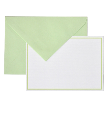 ジョルジュラロ（G.LALO）　縁取りカード封筒1枚セット　gl32603s　グリーン