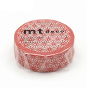 カモ井　mt　1P　MT01D215R　麻の葉／朱赤