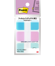 3M　ポストイット　フィルムインデックス　厚口　マルチカラー　686MC－2N　ブルーアワー